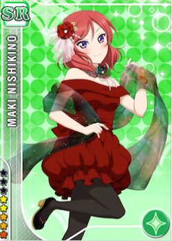 西木野真姫SR＜6月 パーティーウェディングドレス＞の画像