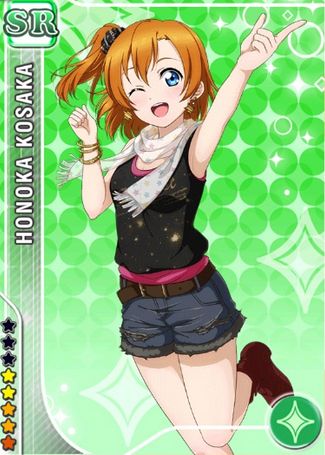 高坂穂乃果SR＜7月 人魚編＞の覚醒前後画像と特技 スクフェス