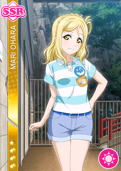 小原鞠莉SSR＜気持ちをひとつに/恋アク＞画像と特技と評価【ラブライブ
