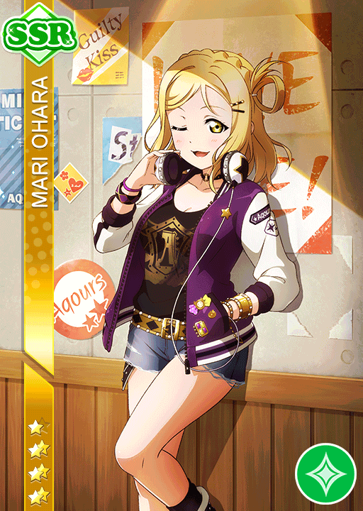 小原鞠莉SSR＜パンクロック編 ダンシングハート＞画像と特技と評価