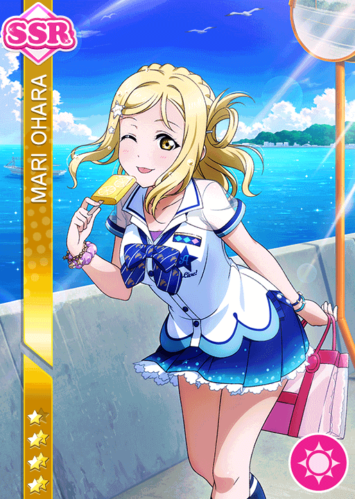 小原鞠莉SSR＜マーメイド編 マーメイドボイス＞画像と特技と評価【ラブ