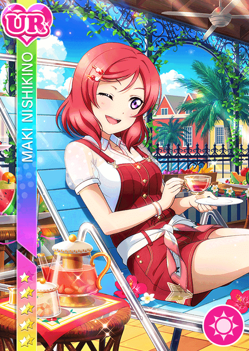 西木野真姫UR＜フルーツ編 フルーツティー＞画像と特技と評価【ラブ