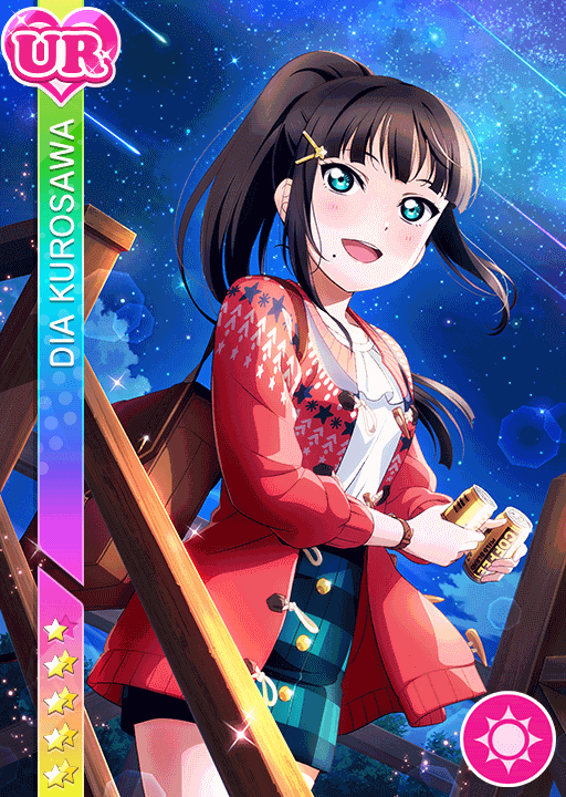 黒澤ダイヤUR＜宇宙編 天体観測日和＞画像と特技と評価【ラブライブ