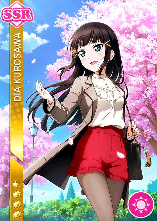 黒澤ダイヤSSR＜フラワー編 謙虚な美徳＞画像と特技と評価【ラブライブ