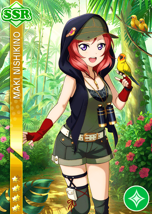 西木野真姫SSR＜トロピカル編 宝探しの秘密＞画像と特技と評価【ラブ