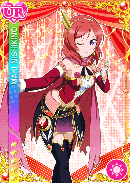 ラブライブ！スクフェスAC MR HR スキルカード西木野真姫 スクフェスac