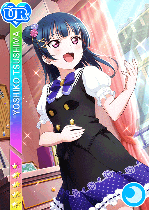ラブライブスクールアイドルコレクション　津島善子　UR 津島善子UR限定＜Next SPARKLING!! 次なる堕天＞画像と特技と