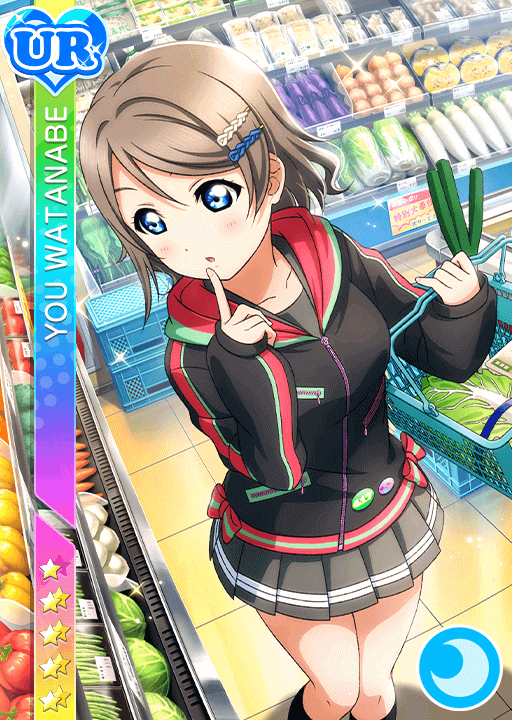 渡辺曜 特待生勧誘 UR sec 渡辺曜UR限定＜フラワーサークル編 残しておきたいから＞画像と特技と