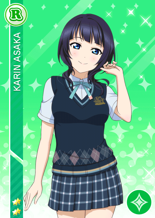 朝香果林UR・SSR・SR・Rの画像一覧と特技と声優【ラブライブ