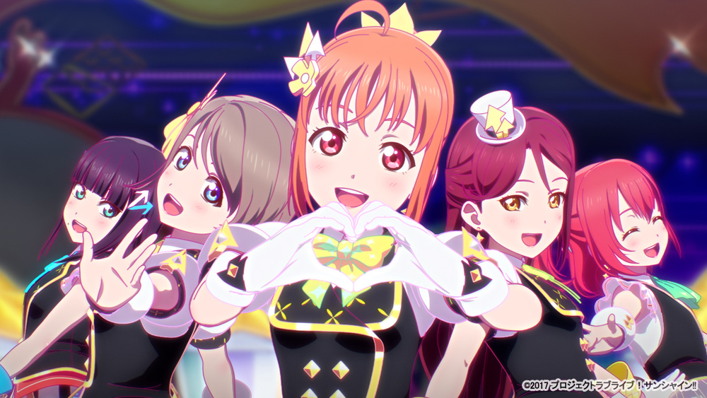 KU-RU-KU-RU Cruller!(Aqoursモンストコラボ曲)の店舗別特典と