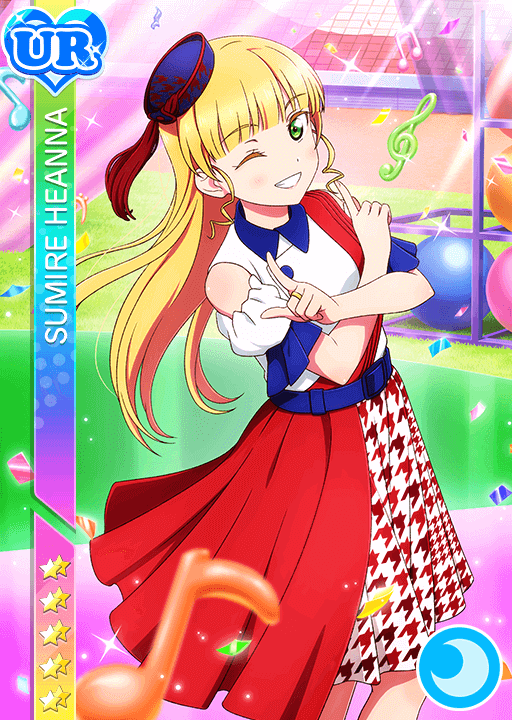 平安名すみれ ラブライブ!スーパースター!! ラブライブ！スーパースター!!』キャラファイングラフ Ver.heartmark