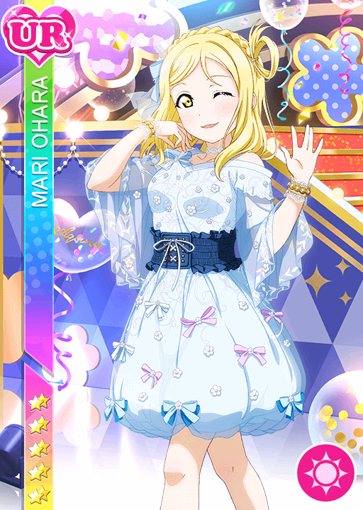 小原鞠莉UR限定＜Aqours3rdソロ楽曲衣装 明日の輝きを求めて