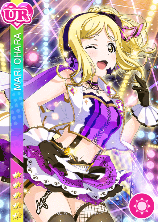 小原鞠莉UR限定＜ファンクションロック編 シャイニーパッション＞画像