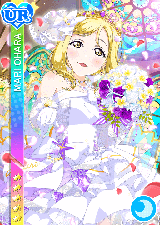 ラブライブ 小原鞠莉 カード ⑤ 小原鞠莉UR限定＜シャインブライド編 懐かしい遊び＞画像と特技