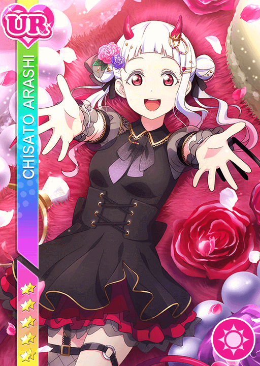 嵐千砂都UR限定＜小悪魔編 目を離しちゃダメ♪＞画像と特技と評価