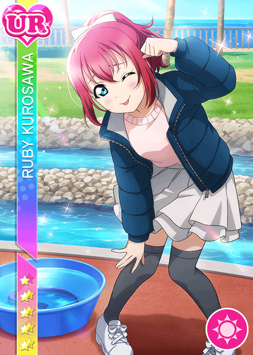 スクールアイドルコレクション　スクコレ　黒澤ルビィ　UR スクールアイドルコレクション スクコレ 黒澤ルビィ UR 黒澤ルビィ